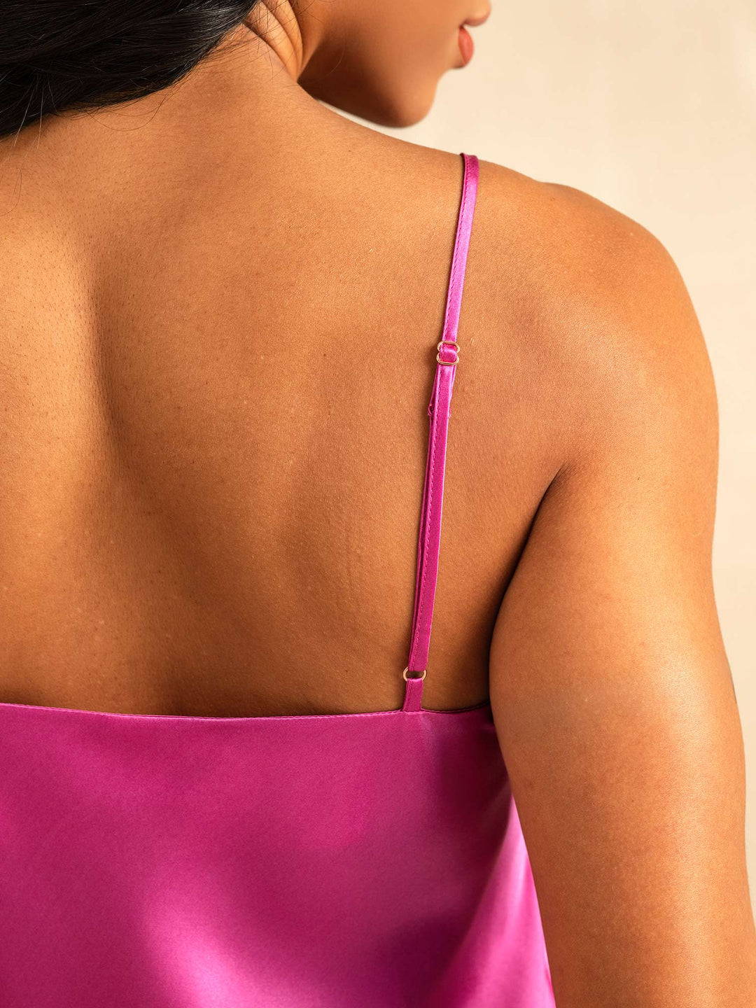 Ontspannen spaghettibandjes camisole set van zuivere moerbeizijde - 16 momme