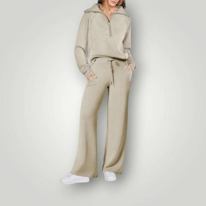 CozyEveryday™ Half-Zip dames loungewear set