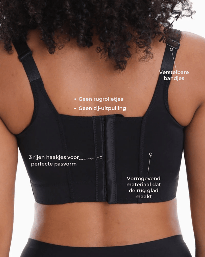 Strova Bra rug | 3 rijen haakjes en vormgevend materiaal | MONEROSE