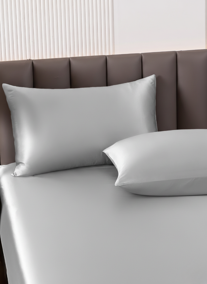 100% moerbeizijde kussensloop met verborgen rits - 19 momme