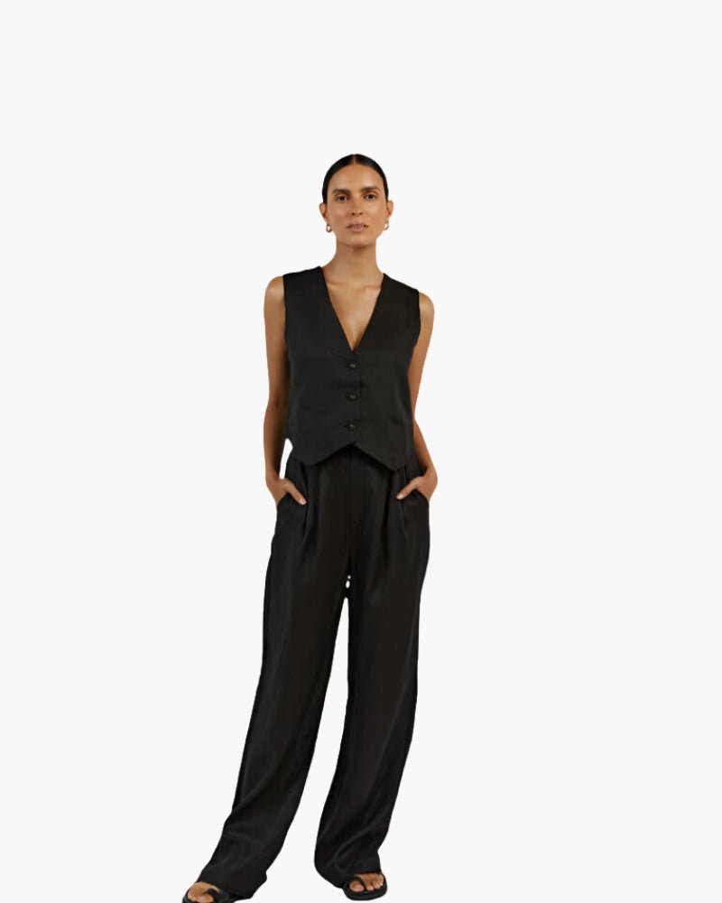 Linnen Set | Blouse & Broek