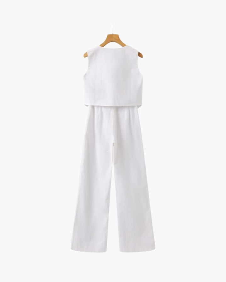 Linnen Set | Blouse & Broek