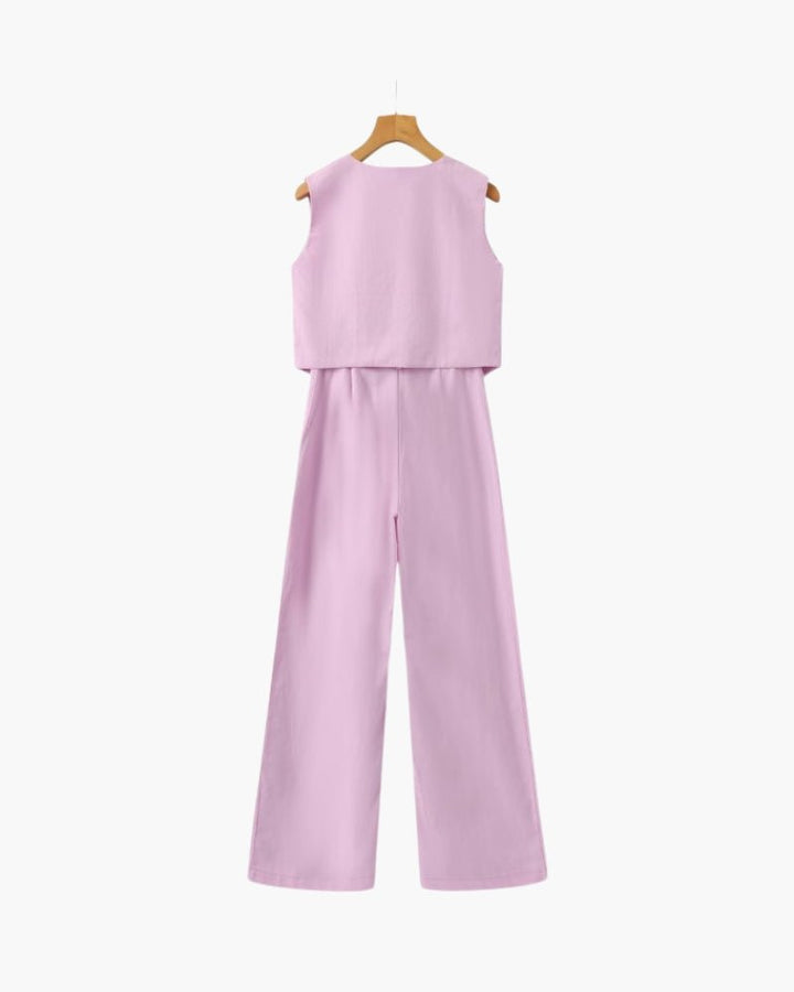 Linnen Set | Blouse & Broek