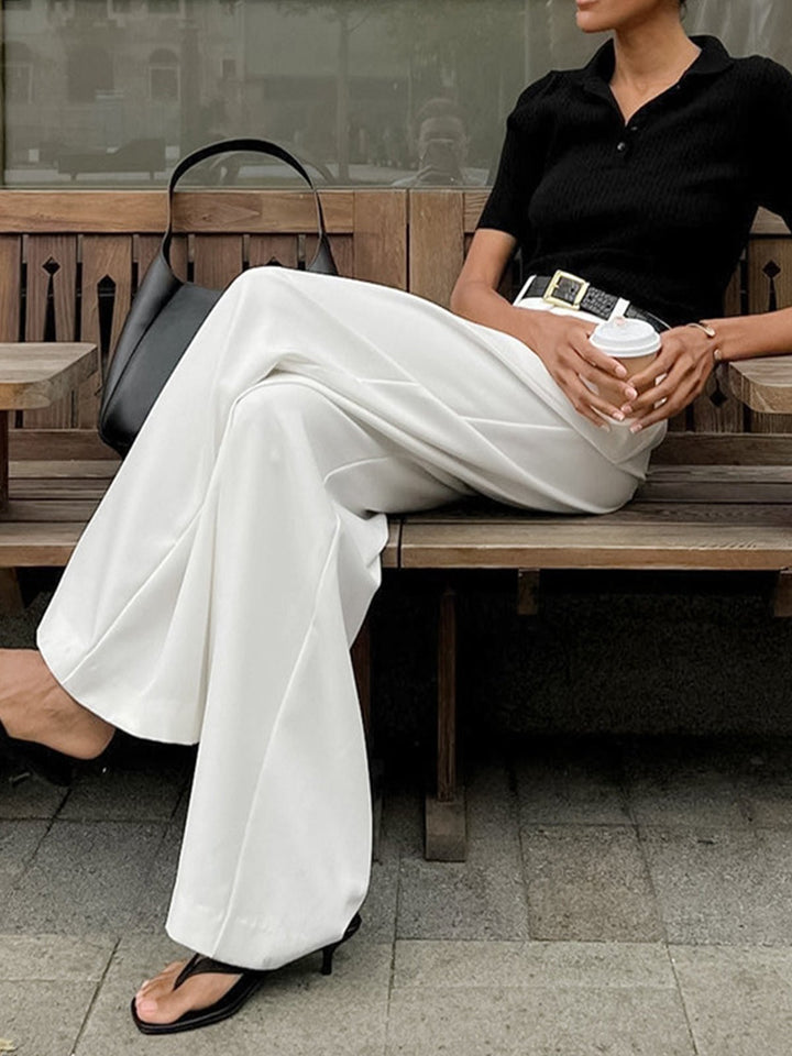 Léa Pantalon | Wide Leg | Hoge Taille