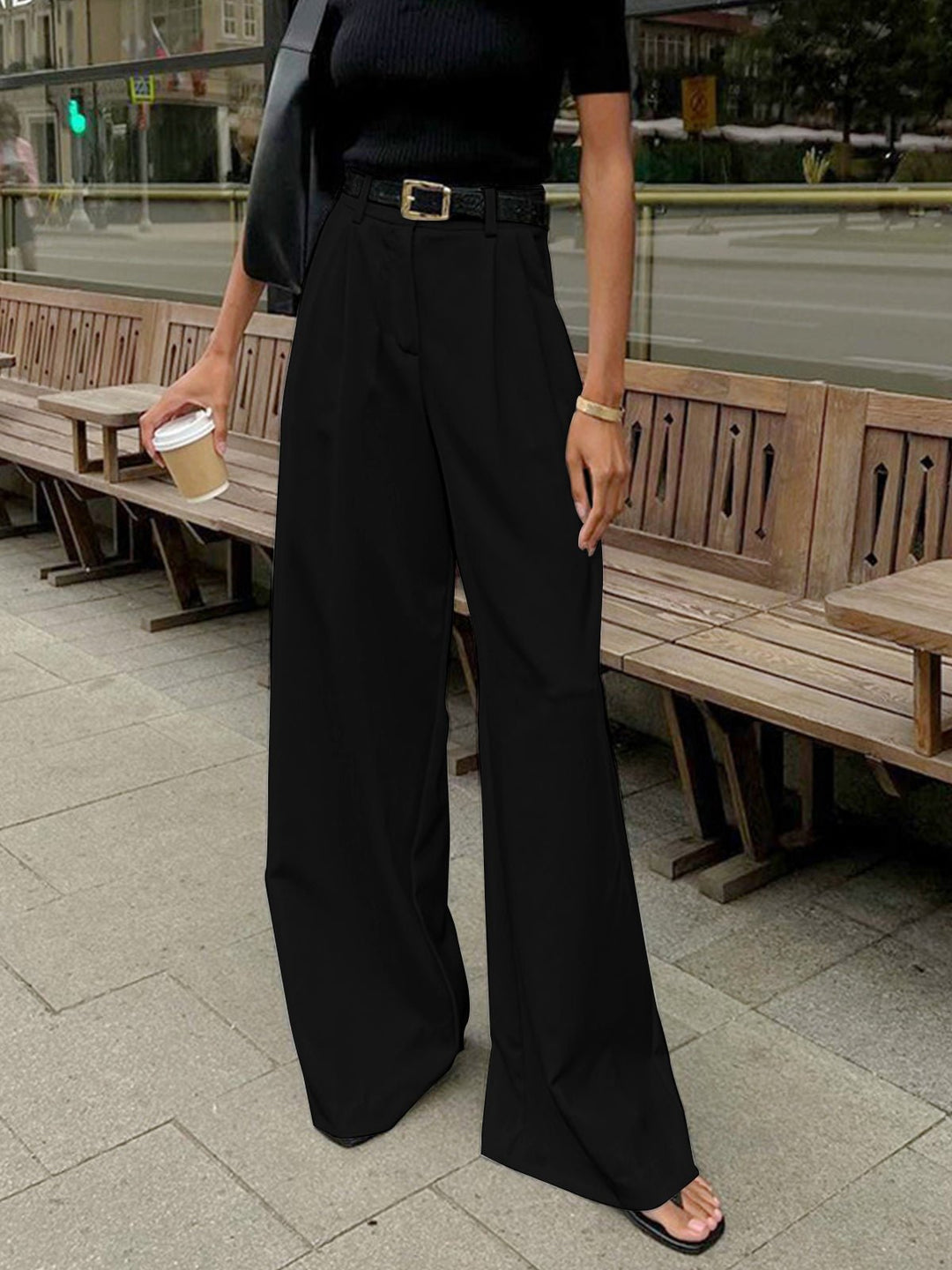 Léa Pantalon | Wide Leg | Hoge Taille