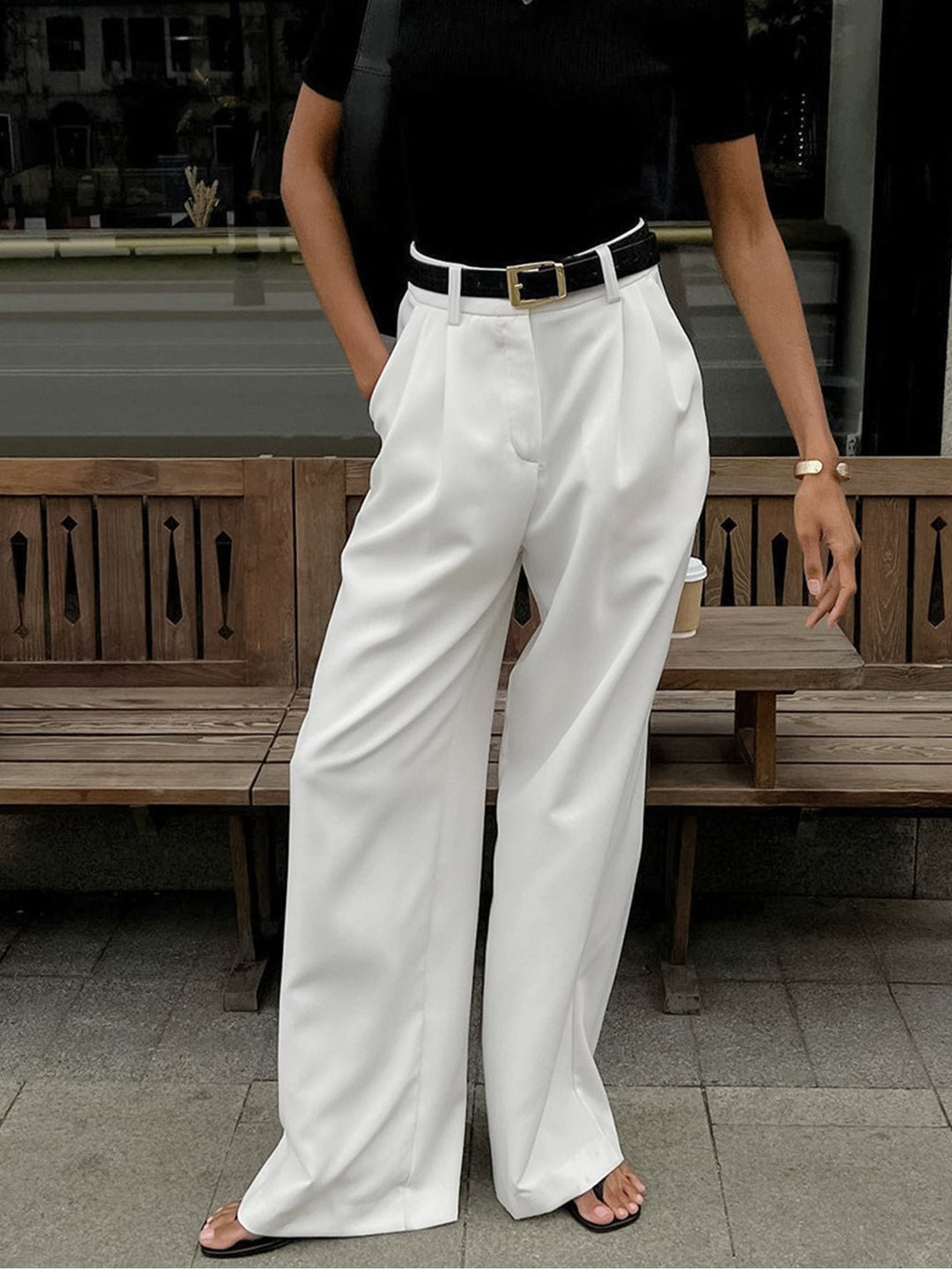 Léa Pantalon | Wide Leg | Hoge Taille