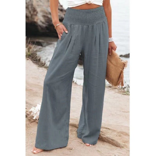 Eloïse Broek | Katoen-Linnen | Hoge Taille