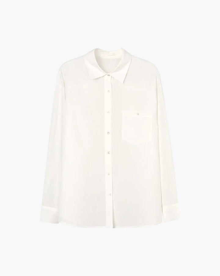 Linnen Blouse | Losse Pasvorm | Lange Mouwen