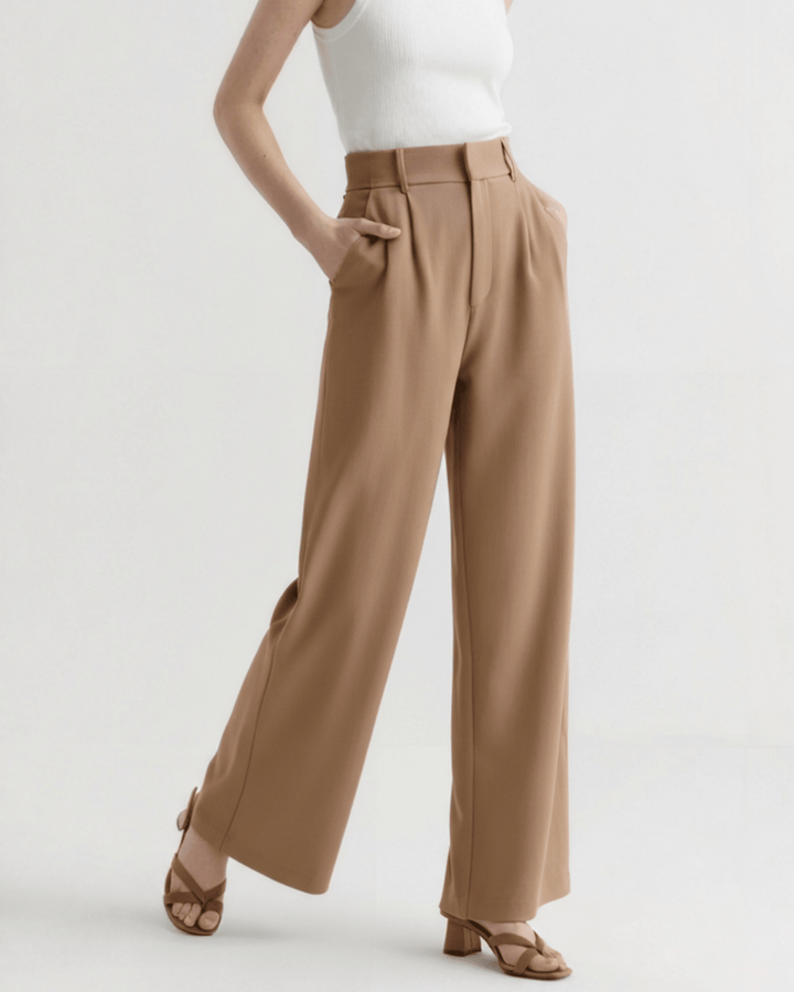 Serena Pantalon | Wide Leg | Hoge Taille