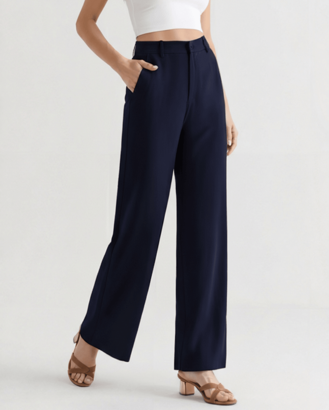 Serena Pantalon | Wide Leg | Hoge Taille