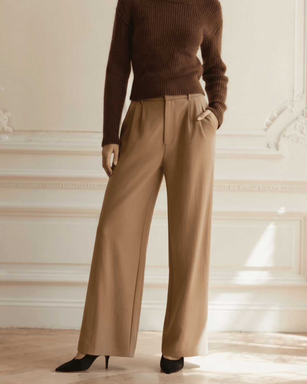 Serena Pantalon | Wide Leg | Hoge Taille