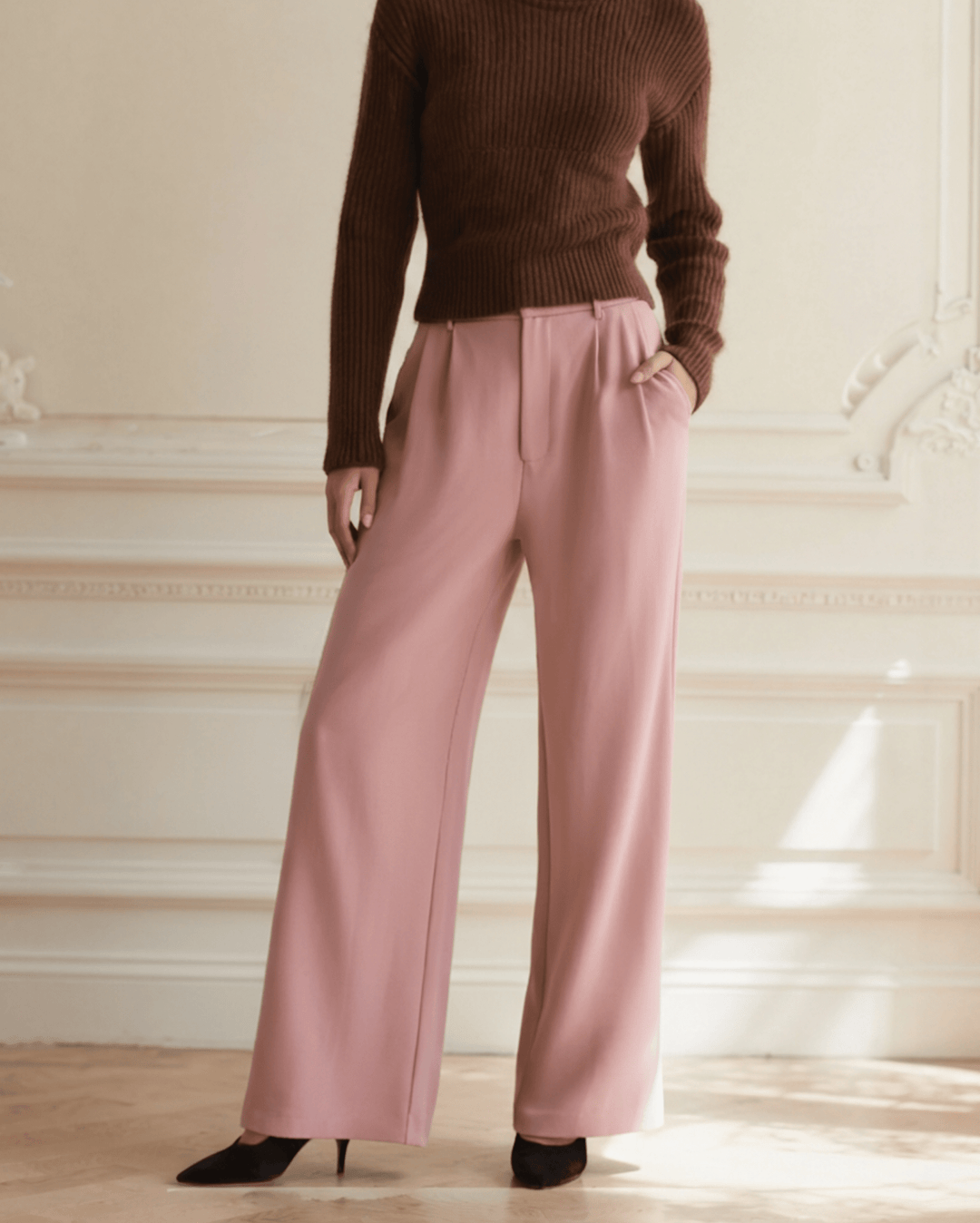 Serena Pantalon | Wide Leg | Hoge Taille