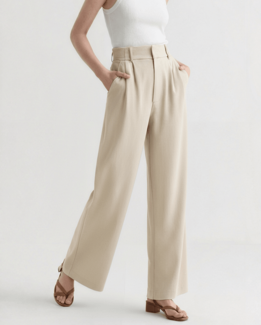 Serena Pantalon | Wide Leg | Hoge Taille