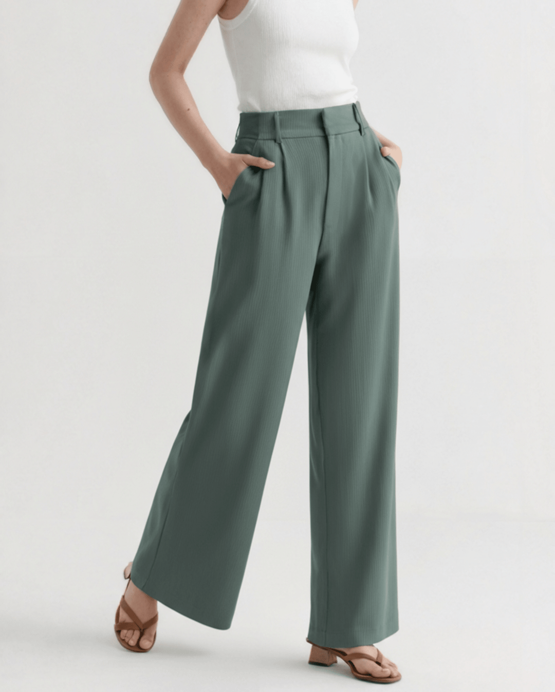 Serena Pantalon | Wide Leg | Hoge Taille