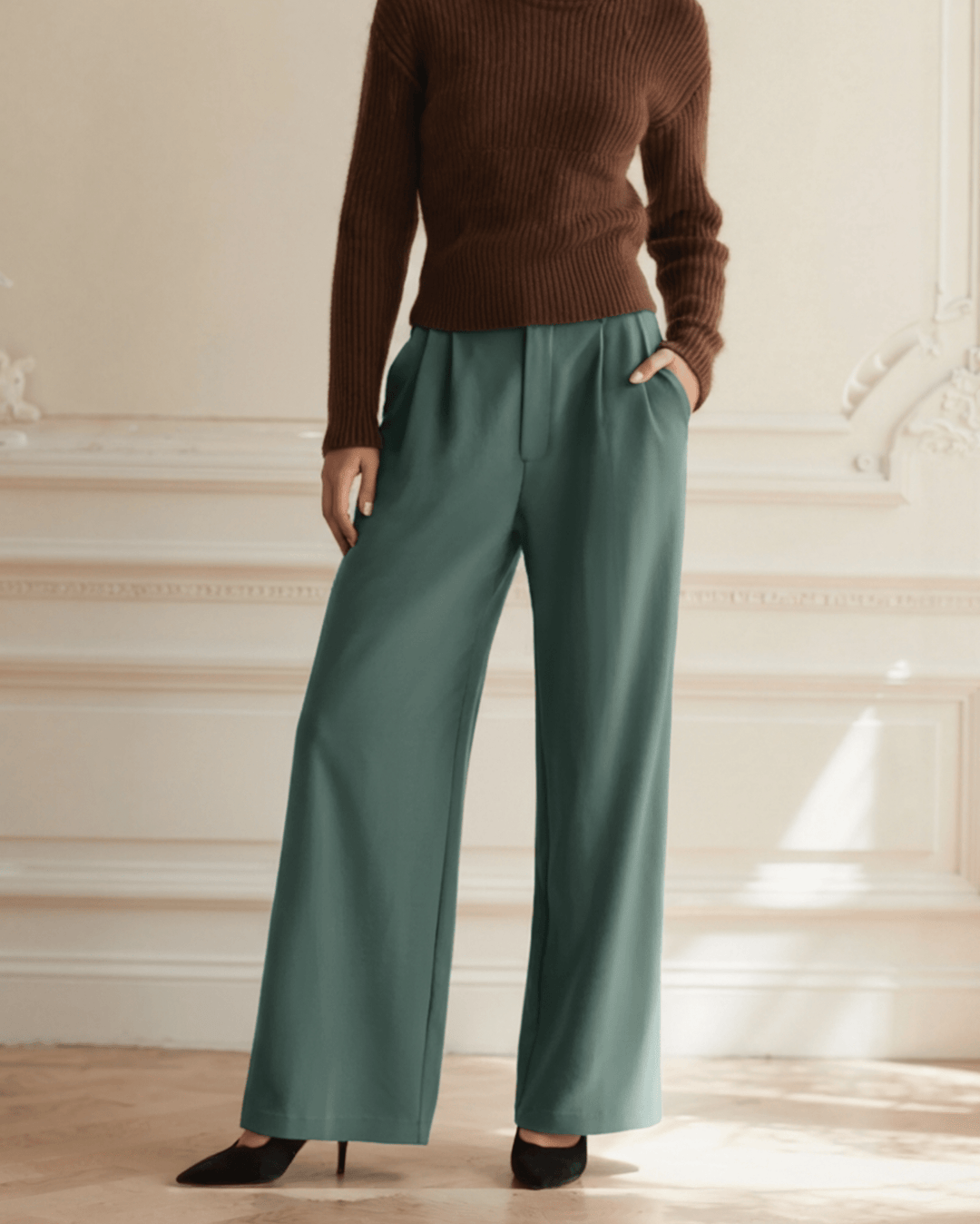 Serena Pantalon | Wide Leg | Hoge Taille